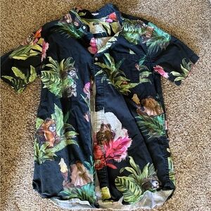 Star Wars x On the Byas Men’s Large Ewok Flower Button Up